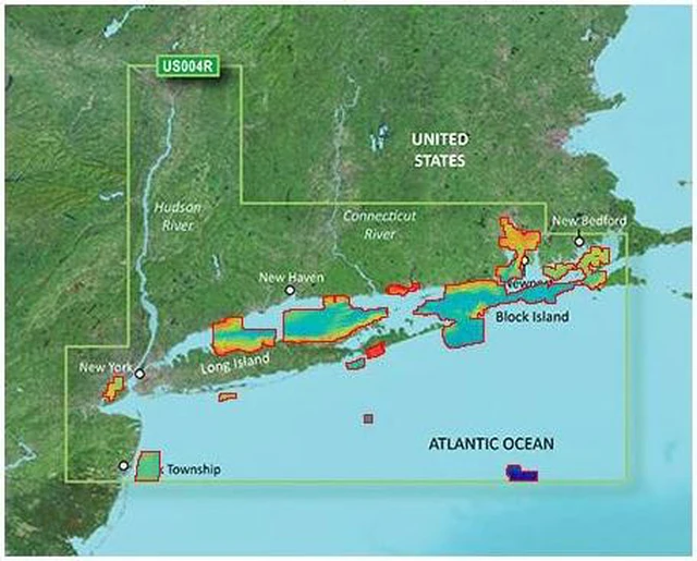 Alt view image 14 of 18 - Garmin 010-C0705-00 Bluechart g2 Vision VUS004R, New York (SD Card)
