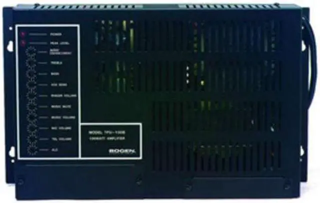 Alt view image 13 of 16 - Bogen - TPU35B - Bogen Communications TPU35B Telephone Paging Amplifier; 0.75 Amp at 120 Volt AC At 60 Hz, 35 Watt RMS,