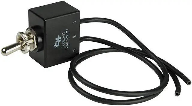Alt view image 5 of 6 - BEP SPST Sealed Toggle Switch - OFF/(ON)