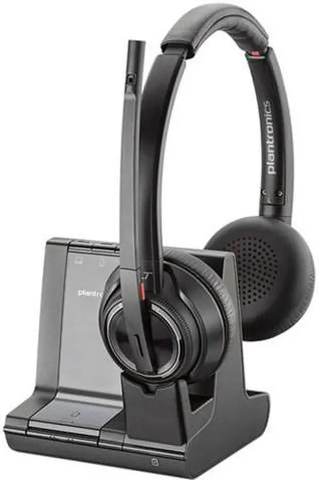 Alt view image 6 of 7 - Plantronics Savi W8220M Binaural Wireless Headset 207326-01