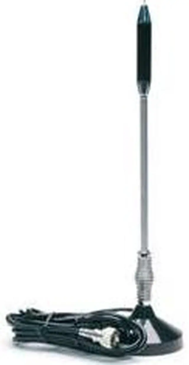 Alt view image 6 of 6 - RoadPro 24" Magnet Mount Stainless Steel CB Antenna Kit RP-711