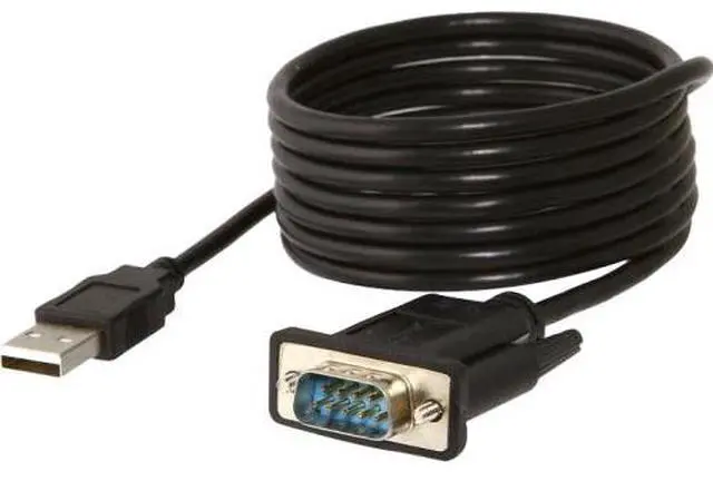Alt view image 10 of 17 - Sabrent USB 2.0 to Serial (9-Pin) DB-9 RS-232 Adapter Cable 6 ft. Cable with Thumbscrews Connectors (CB-FTDI)