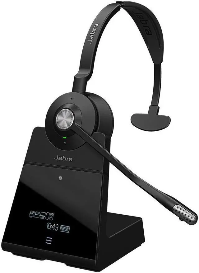 Alt view image 5 of 8 - Jabra Engage 75 Mono Noise-Canceling Wireless Headset w/ Up To 490 feet Range