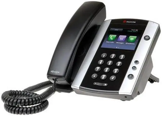 Alt view image 7 of 9 - Refurbished Polycom VVX 500 (2200-44500-025) Business Media Phone