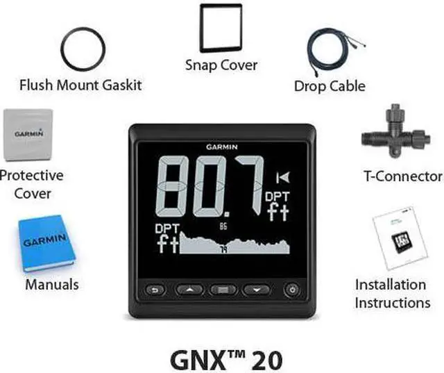 Alt view image 7 of 8 - Garmin GNX 20 Marine Instrument GNX 20 Marine Instrument