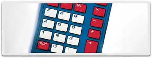 Alt view image 9 of 13 - Texas Instruments TI-108 Teacher Kit TI-108TK 8-Digit Desktop Calculator Blue TI108TK