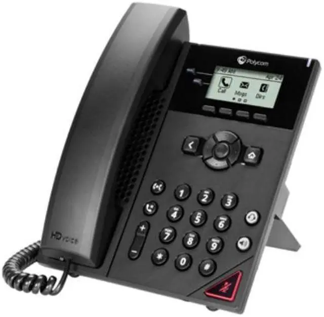 Alt view image 9 of 19 - Polycom VVX 150 2200-48810-025 Entry level IP Phone w/ 2 Line & SIP (VoIP)