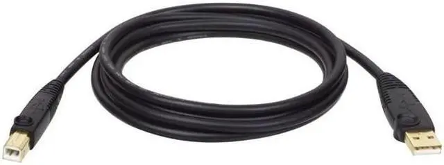 Alt view image 2 of 2 - Tripp Lite 600851B Tripp Lite U022-010 USB 2.0 Certified Gold (M/M) Device Cable - 10ft
