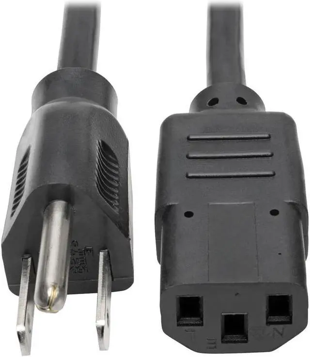 Main image of Tripp Lite TRPP006015B P006-015 18AWG JT 10A 125V 5-15P to C13 15 Feet Replacement Power Cord