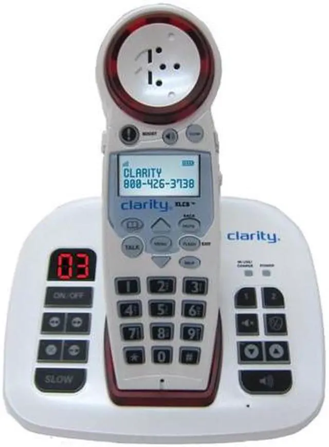 Alt view image 11 of 11 - Clarity XLC8 59871.001 Amplified Cordless Phone w/ Voicemail Indicator & Display