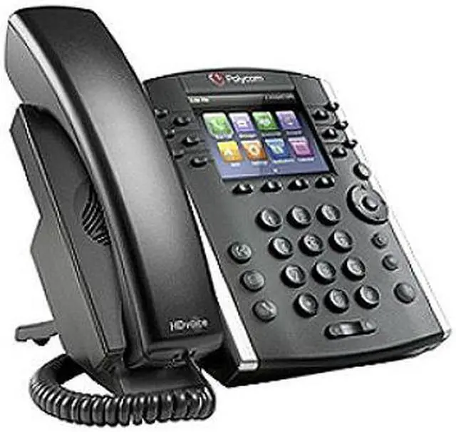 Alt view image 4 of 5 - Polycom VVX 411 (2200-48450-025) 12 lines (programmable line keys) WW PoE Business Media Phones