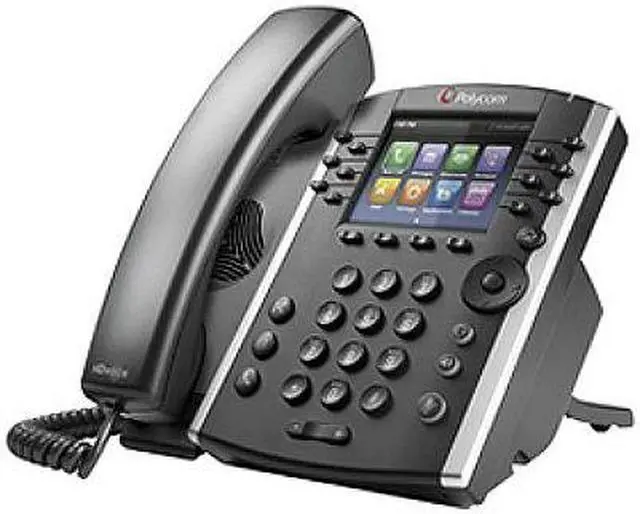 Alt view image 5 of 5 - Polycom VVX 411 (2200-48450-025) 12 lines (programmable line keys) WW PoE Business Media Phones
