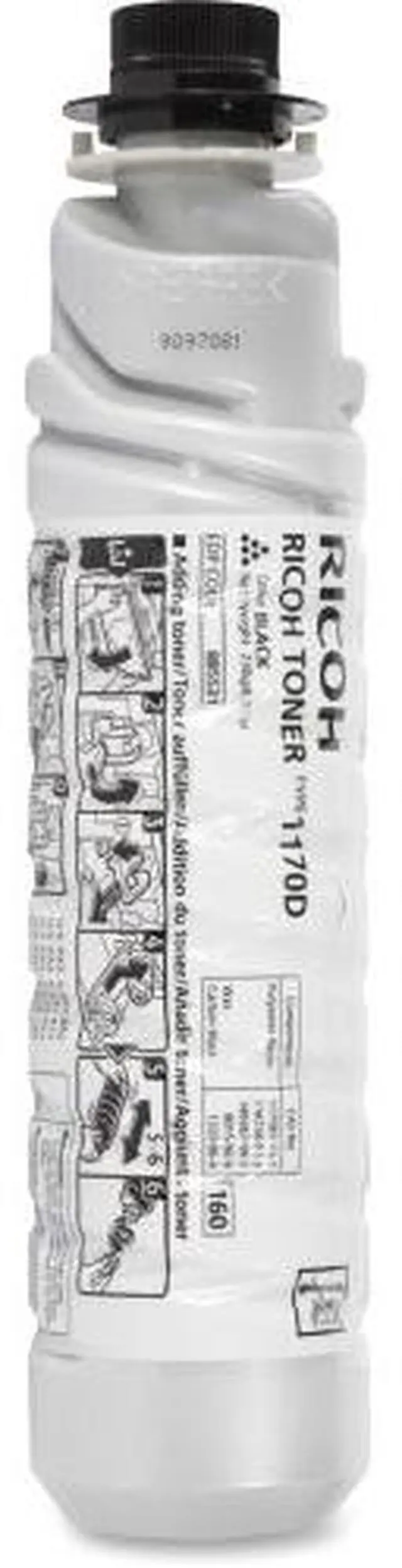 Alt view image 9 of 14 - Ricoh Type 1170D Toner Cartridge - Black