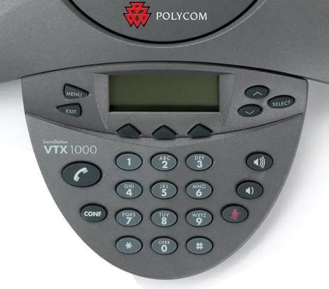 Alt view image 3 of 9 - Polycom 2200-07300-001 SoundStation VTX 1000 Conference Telephone