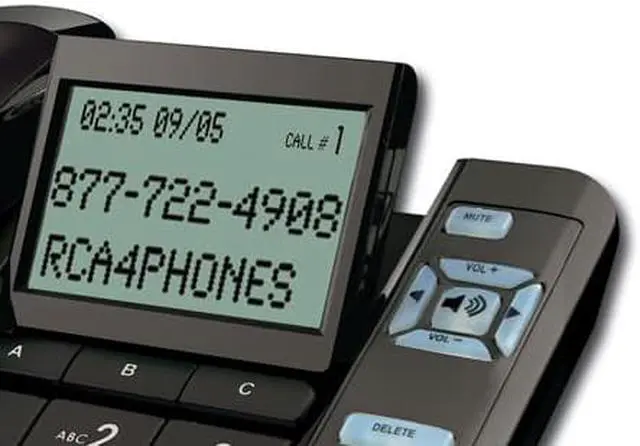Alt view image 2 of 8 - RCA 1113-1BKGA 1-Handset Landline Telephone