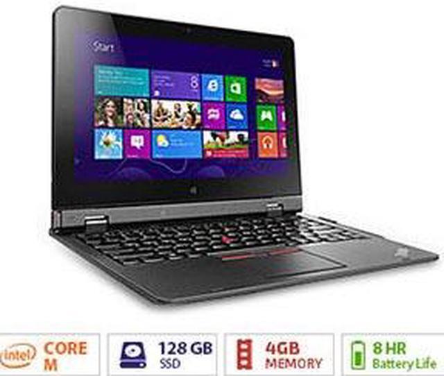 Alt view image 4 of 7 - Lenovo Laptop ThinkPad Helix Intel Core M-5Y10 4GB Memory 128 GB SSD Intel HD Graphics 5300 11.6" Non-Touch Screen Windows 8.1 Pro 64-Bit 20CG000SUS