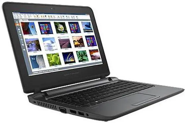 Alt view image 2 of 13 - HP Laptop ProBook Intel Celeron 3205U 4GB Memory 500GB HDD Intel HD Graphics 11.6" Non-Touch Screen Windows 7 Professional 64-Bit with Windows 8.1 Pro License 11 EE G1