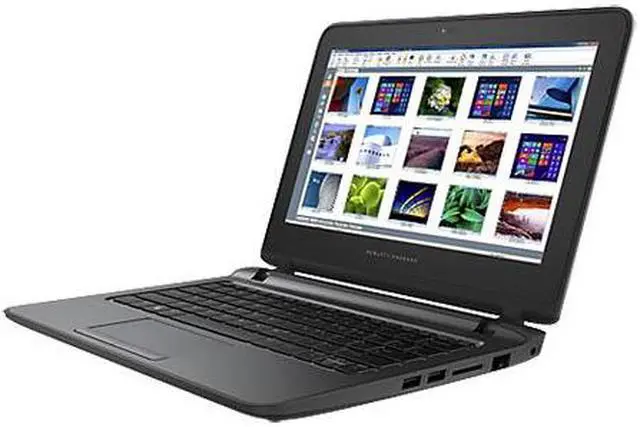 Alt view image 3 of 13 - HP Laptop ProBook Intel Celeron 3205U 4GB Memory 500GB HDD Intel HD Graphics 11.6" Non-Touch Screen Windows 7 Professional 64-Bit with Windows 8.1 Pro License 11 EE G1