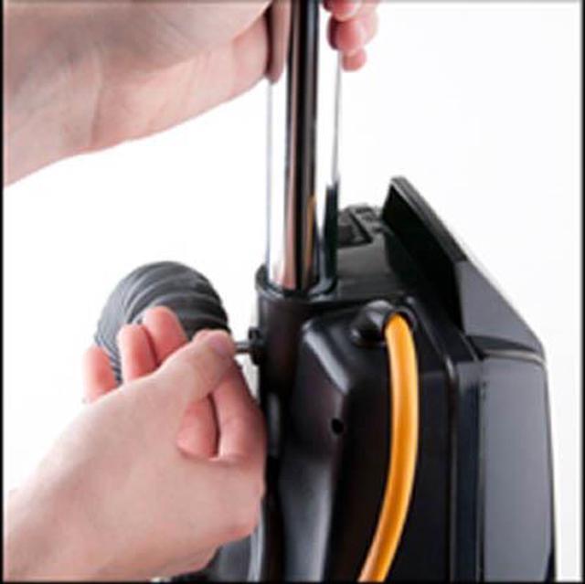 Alt view image 8 of 12 - Panasonic MC-V5210 Commercial Upright Vacuum with 14 in. Cleaning Path