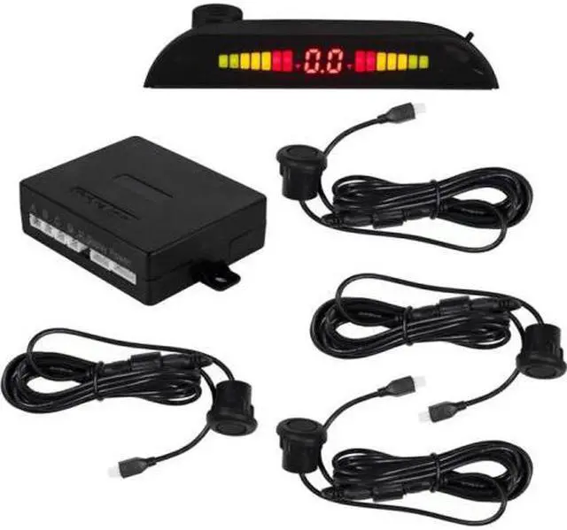 Alt view image 5 of 7 - iBeam by Metra TE-4PSKRUB Universal Rubber Bumper Sensor Rear Parking Assist Kit