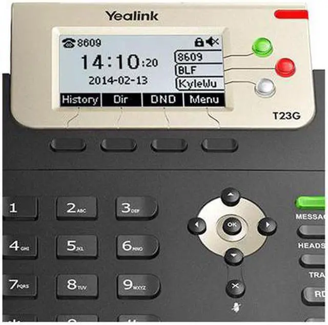 Main image of Yealink Sip-T23g Ip Phone - Corded - Corded - Wall Mountable - Black