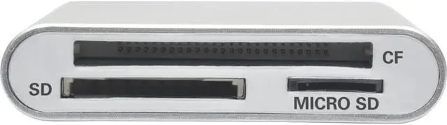 Alt view image 2 of 15 - Tripp Lite U452-003 USB 3.1 Gen 1 USB Type-C (USB-C) Multi-Drive Smart-Card Flash-Memory Media Reader/Writer (U452-003)