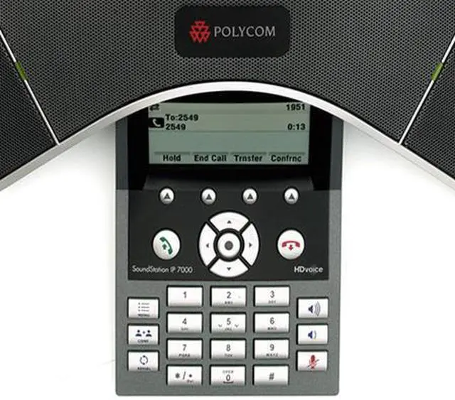 Alt view image 2 of 11 - Polycom 2200-40000-001 SoundStation IP 7000 Conference Phone POE