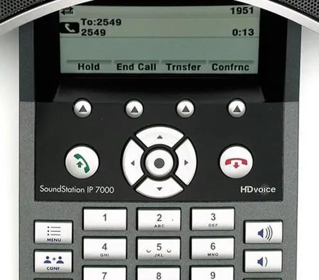 Alt view image 3 of 11 - Polycom 2200-40000-001 SoundStation IP 7000 Conference Phone POE