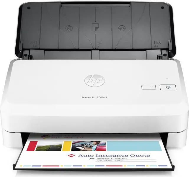 Alt view image 9 of 15 - HP Scanjet Pro 2000 s1 (L2759A#BGJ) Sheet Fed Up to 600 dpi USB Color Document Scanner
