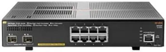 Alt view image 4 of 9 - HPE Aruba 2930F 8G PoE+ 2SFP+ Switch JL258A#ABA