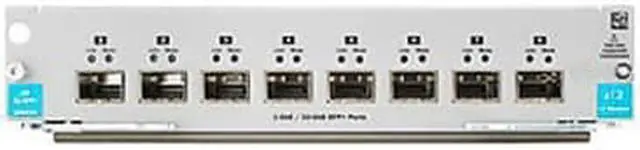 Alt view image 8 of 12 - HP 8 Ports 1G 10GbE SFP plus MACsec v3 zl2 Network Switches