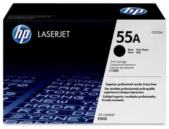 Main image of HP 55A Black Original LaserJet Toner Cartridge f/ US Government (CE255AG)(Single Pack)