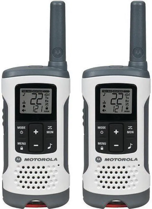 Alt view image 17 of 20 - Motorola T260 Two-Way Radio - 37KM Model + NOAA Rechargeable  (Dual Pack)