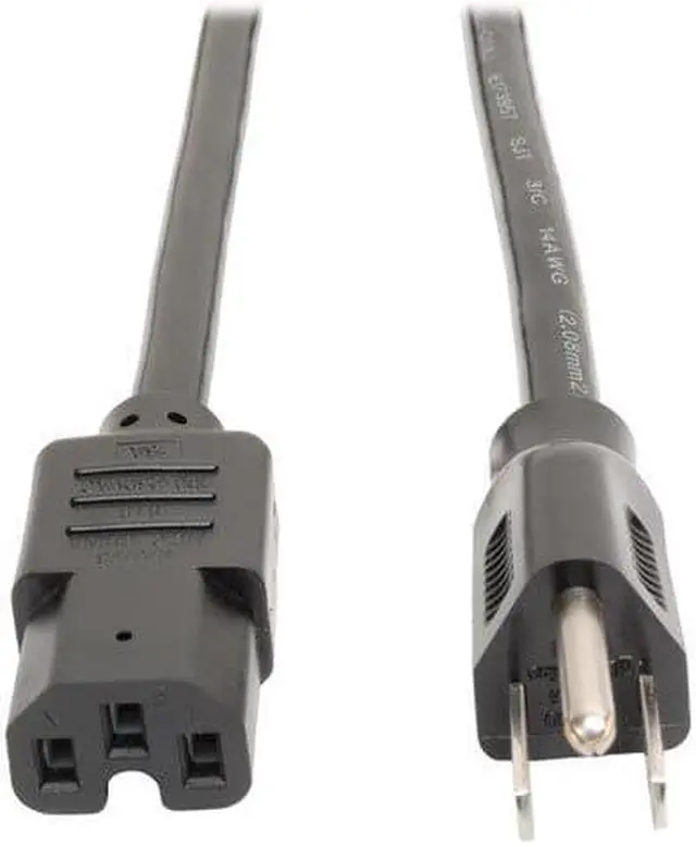 Main image of Tripp Lite PW0639B P019-008 8 Feet 15A 14AWG SJT Heavy Duty Power Cord