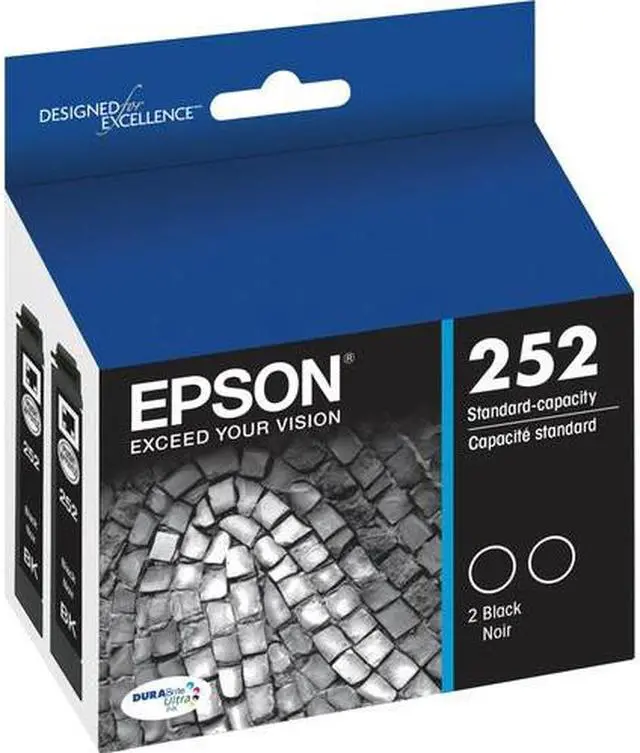 Alt view image 2 of 6 - EPSON AMERICA T252120-D2 T252 DuraBrite Black Dual Pack