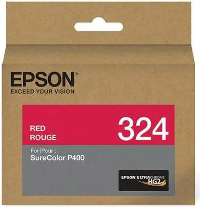 Alt view image 4 of 10 - EPSON PRINT T324720 ULTRACHROME HG2 RED INK CARTRIDGE, STANDARD CAPACITY