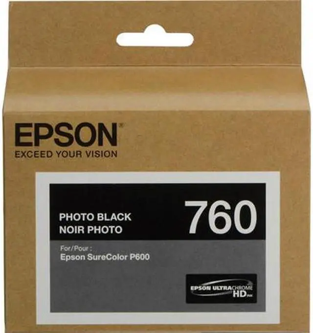 Alt view image 4 of 14 - Epson UltraChrome HD T760 Original Ink Cartridge T760120