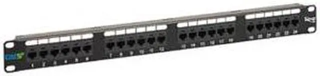 Main image of ICC ICMPP0245E PATCH PANEL, CAT 5E, 24-PORT, 1 RMS