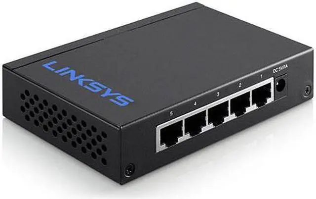 Alt view image 9 of 20 - LINKSYS LGS105 5-Port Business Desktop Gigabit Switch