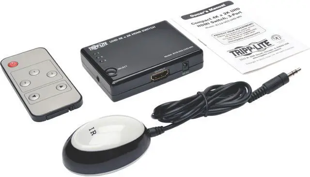 Alt view image 6 of 17 - Tripp Lite 3 Port Hdmi Mini Switch For Video And Audio 4K X 2K Uhd 30 Hz