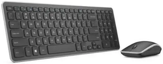 Alt view image 6 of 7 - Dell KM714 Wireless Keyboard And Mouse Combo Dell KM714 Wireless Keyboard and Mouse Combo - USB Wireless RF Keyboard - Tangerine - USB Wireless RF Mouse - 6 Button - Tilt Wheel - Tangerine