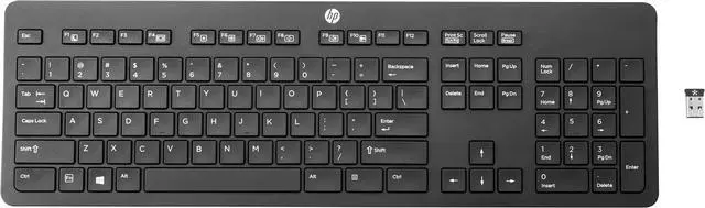 Alt view image 4 of 11 - HP Link-5 T6U20UT#ABA Black USB RF Wireless Standard Keyboards