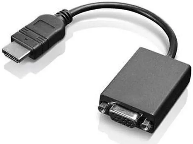 Alt view image 4 of 7 - Lenovo 4X90H55731 Video / Audio Adapter - Hdmi / Vga - Hd-15 (F) To Micro Hdmi (M) - For Thinkpad Helix 20Cg, 20Ch; Yoga Tablet 10; 8