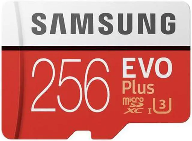 Alt view image 11 of 20 - Samsung EVO Plus 256 GB microSDXC - Class 10/UHS-I (U3) - 100 MB/s Read - 90 MB/s Write
