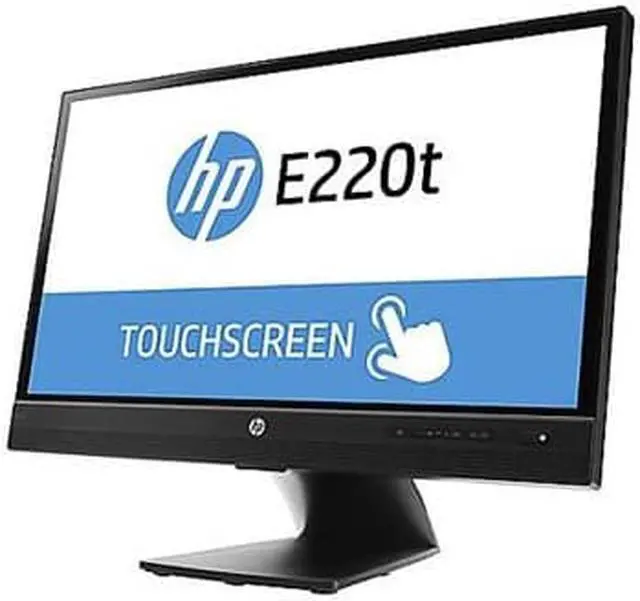 Alt view image 5 of 5 - HP Business E220t 21.5" LED LCD Touchscreen Monitor - 16:9 - 8 ms