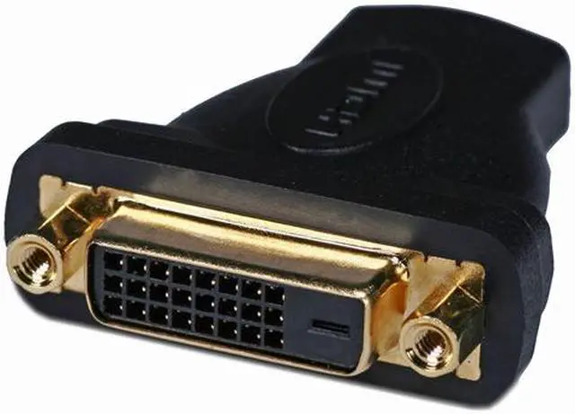 Alt view image 7 of 11 - Monoprice HDMI Female to DVI-D Female Adapter HDMI Female to DVI-D Single Link Female Adapter