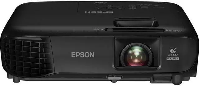 Alt view image 2 of 15 - Epson PowerLite 1286 Wireless WUXGA 3LCD FHD Portable Projector with Miracast 3600 lumens, V11H846120