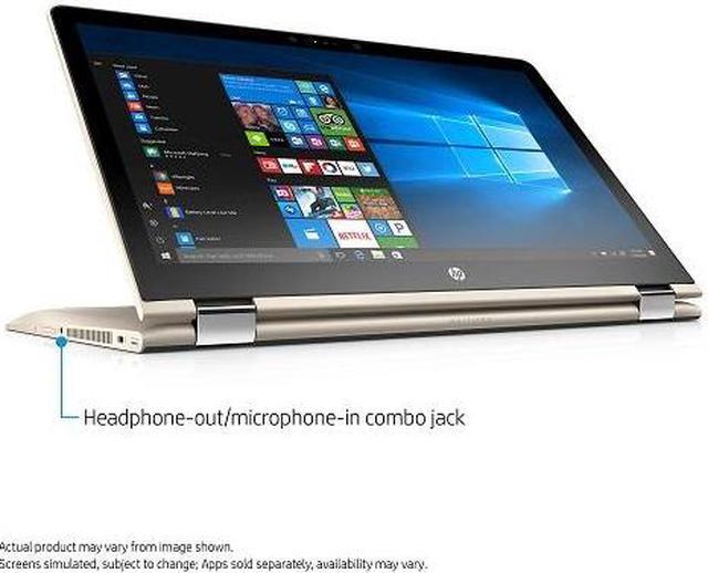 Alt view image 13 of 14 - HP Pavilion x360 Intel Core i3-7100U 8GB Memory 1TB HDD Intel HD Graphics 620 15.6" Touch Screen 1920 x 1080 Convertible 2-in-1 Laptop Windows 10 Home 64-Bit 15-br076nr