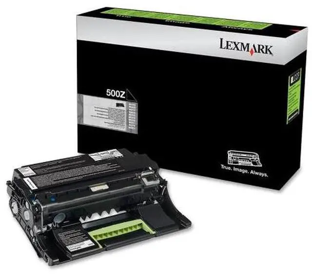 Alt view image 7 of 20 - Lexmark 50F0Z00 Lexmark 500Z Black Return Program Imaging Unit - 60000 Page Black - 1 Pack - OEM