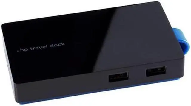 Alt view image 6 of 8 - HP Black T0K30UT#ABA Notebook Docking Station